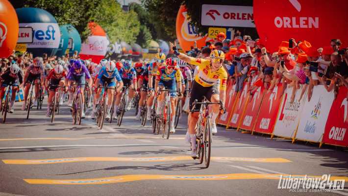 Tour de Pologne Women w Lubartowie. Peleton światowej elity finiszował w centrum miasta