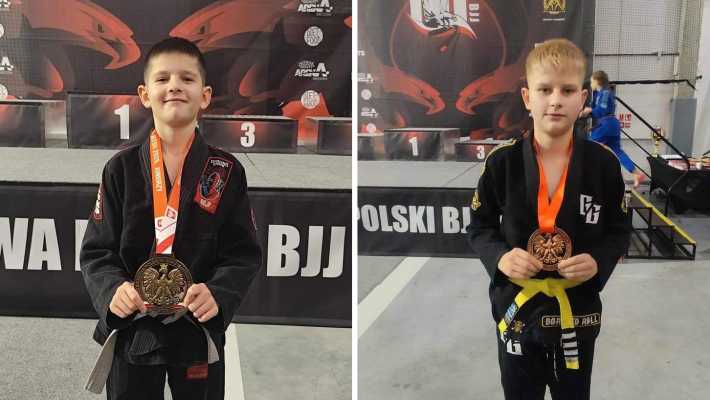 Kacper i Wojciech Kusyk na podium! Sukces w Mistrzostwach Polski w BJJ