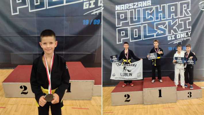 Srebro Pucharu Polski BJJ dla Wojciecha Kusyka