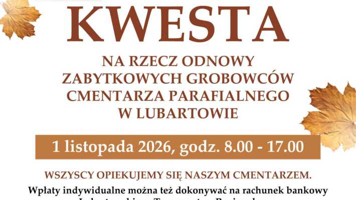 XIV kwesta na cmentarzu parafialnym