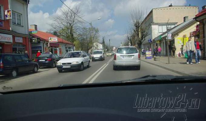 Lubartów zakorkowany