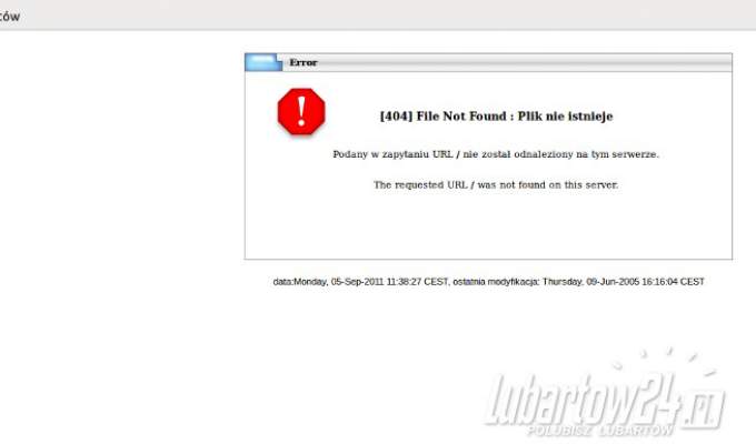 Michów nie ma już swojej strony internetowej