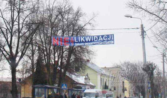 Energetycy rezygnują z blokowania drogi