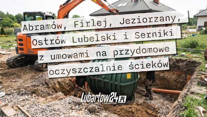 Blisko 4,7 mln zł dla powiatu lubartowskiego. Pięć gmin z umowami na oczyszczalnie i drogę