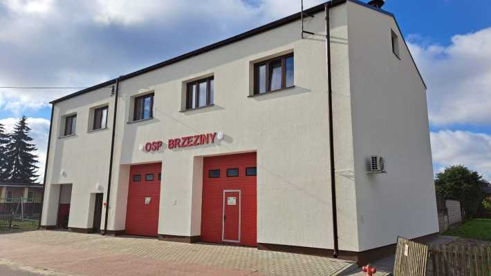 Remizo-świetlica w Brzezinach zmodernizowana dzięki profrekwencyjnym środkom