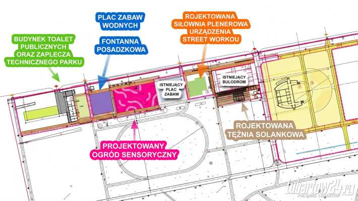 Tężnia solankowa, wodny plac zabaw i ogród sensoryczny. Park Miejski czeka kolejna metamorfoza