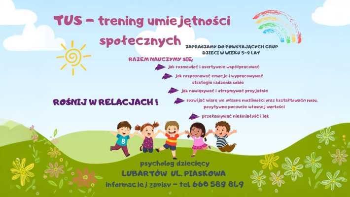 ROŚNIJ W RELACJI - trening umiejętności społecznych