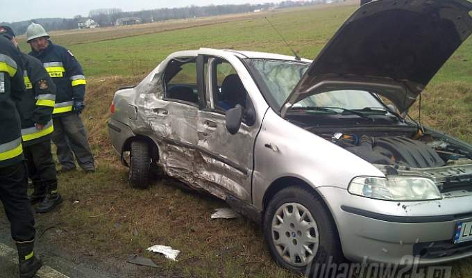 Wójt Ostrówka miał wypadek. Trafił do szpitala