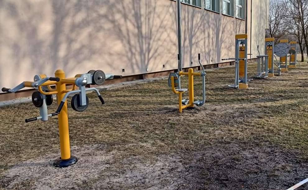 Siłownia pod chmurką dla mieszkańców DPS