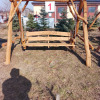 Huśtawki drewniane ogrodowe