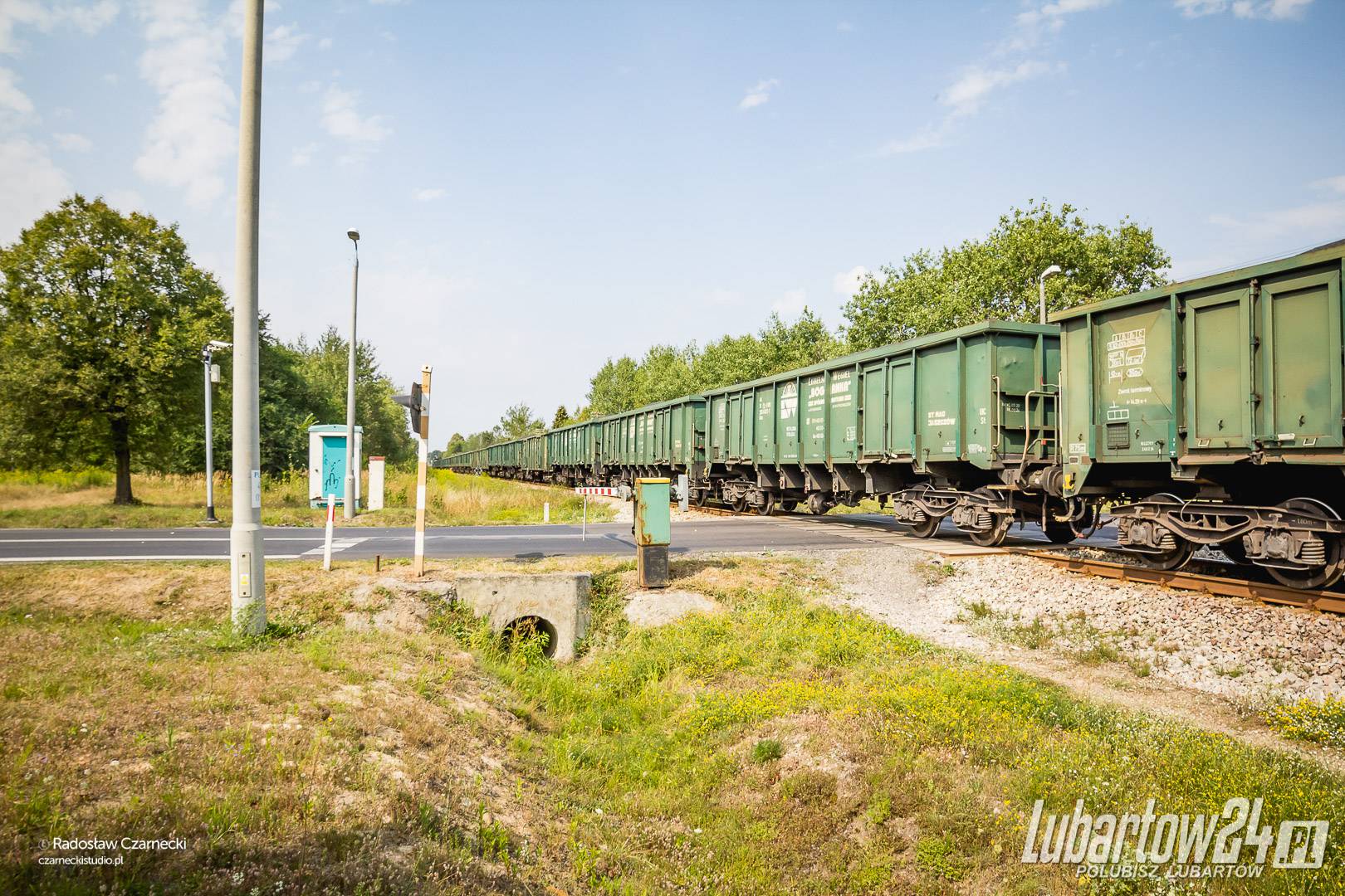 Rozerwany pociąg PKP Cargo
