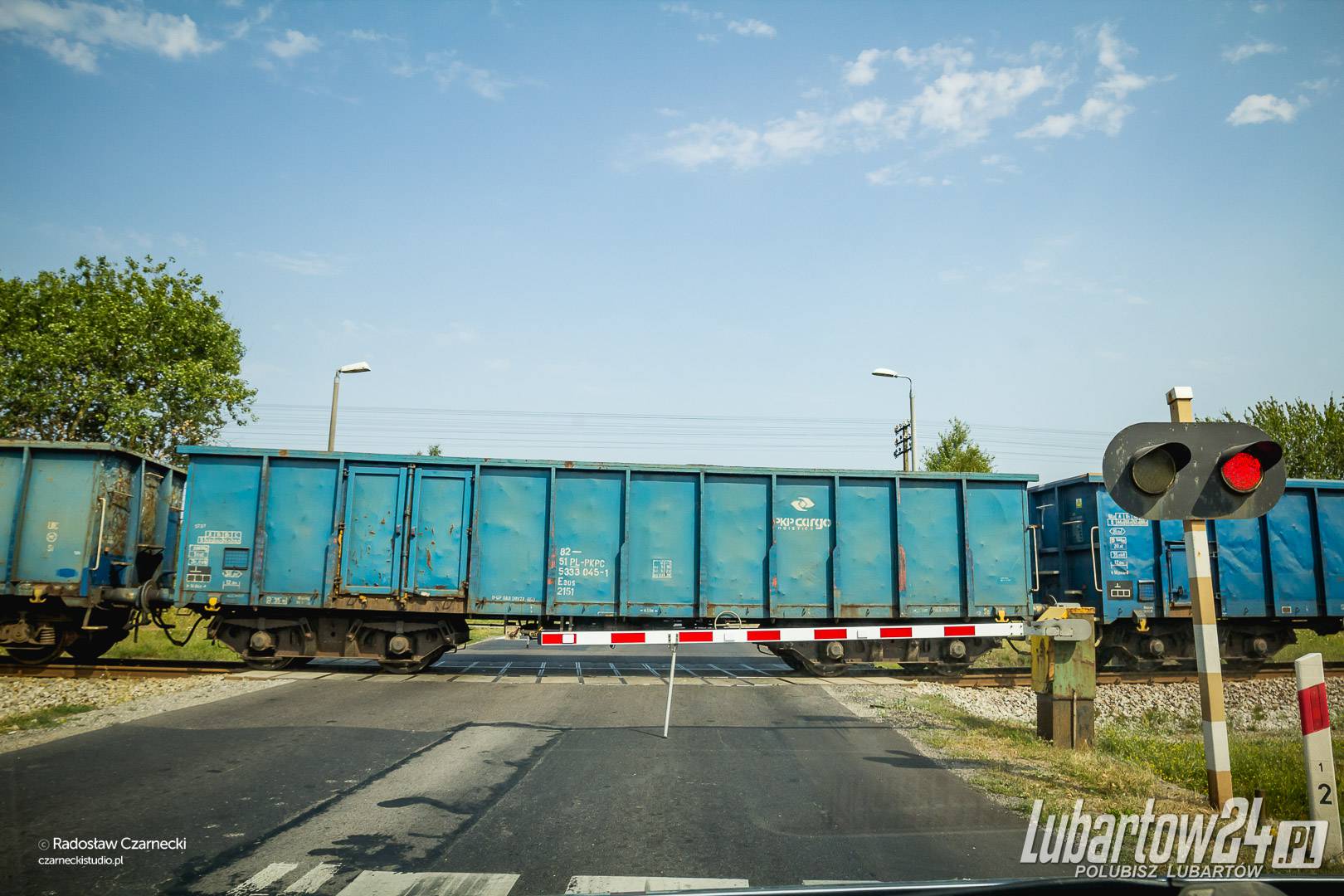 Rozerwany pociąg PKP Cargo