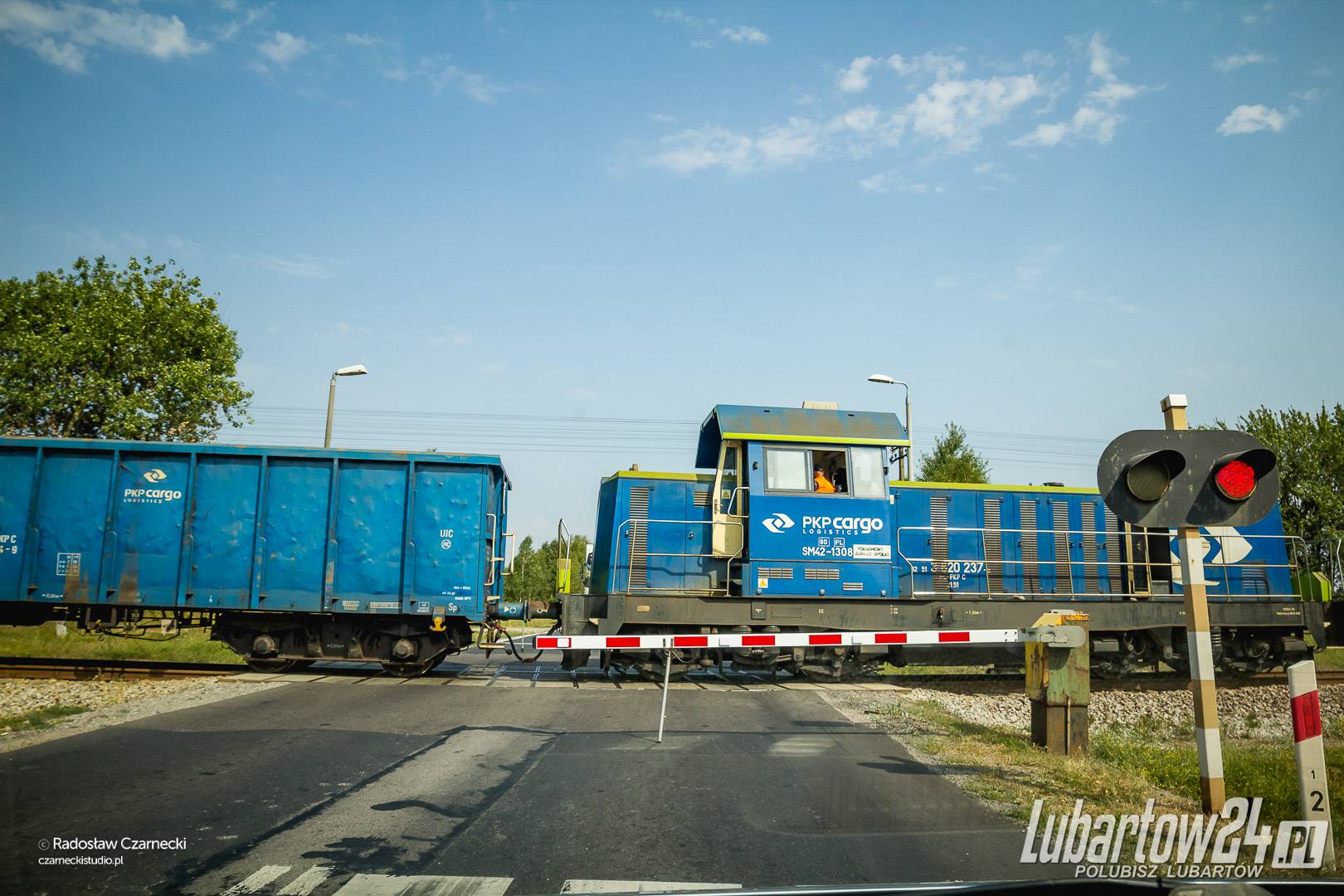 Rozerwany pociąg PKP Cargo