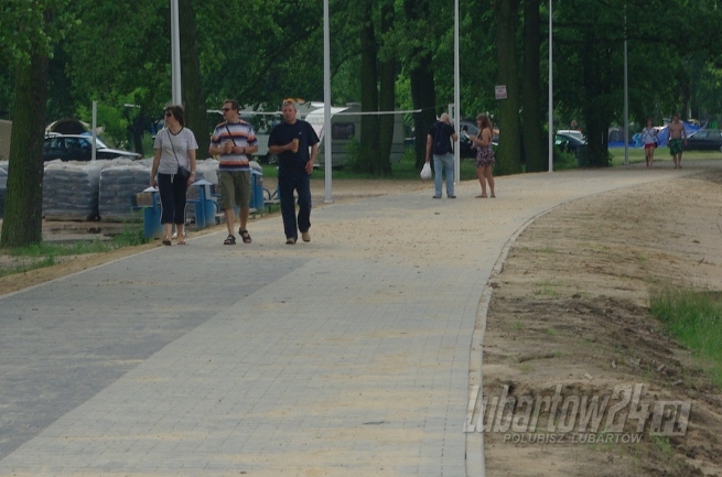 Nowa promenada w Firleju