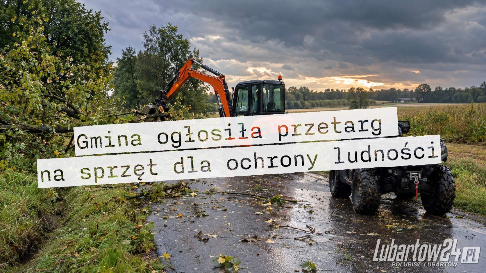 Gmina ogłosiła przetarg na sprzęt dla ochrony ludności