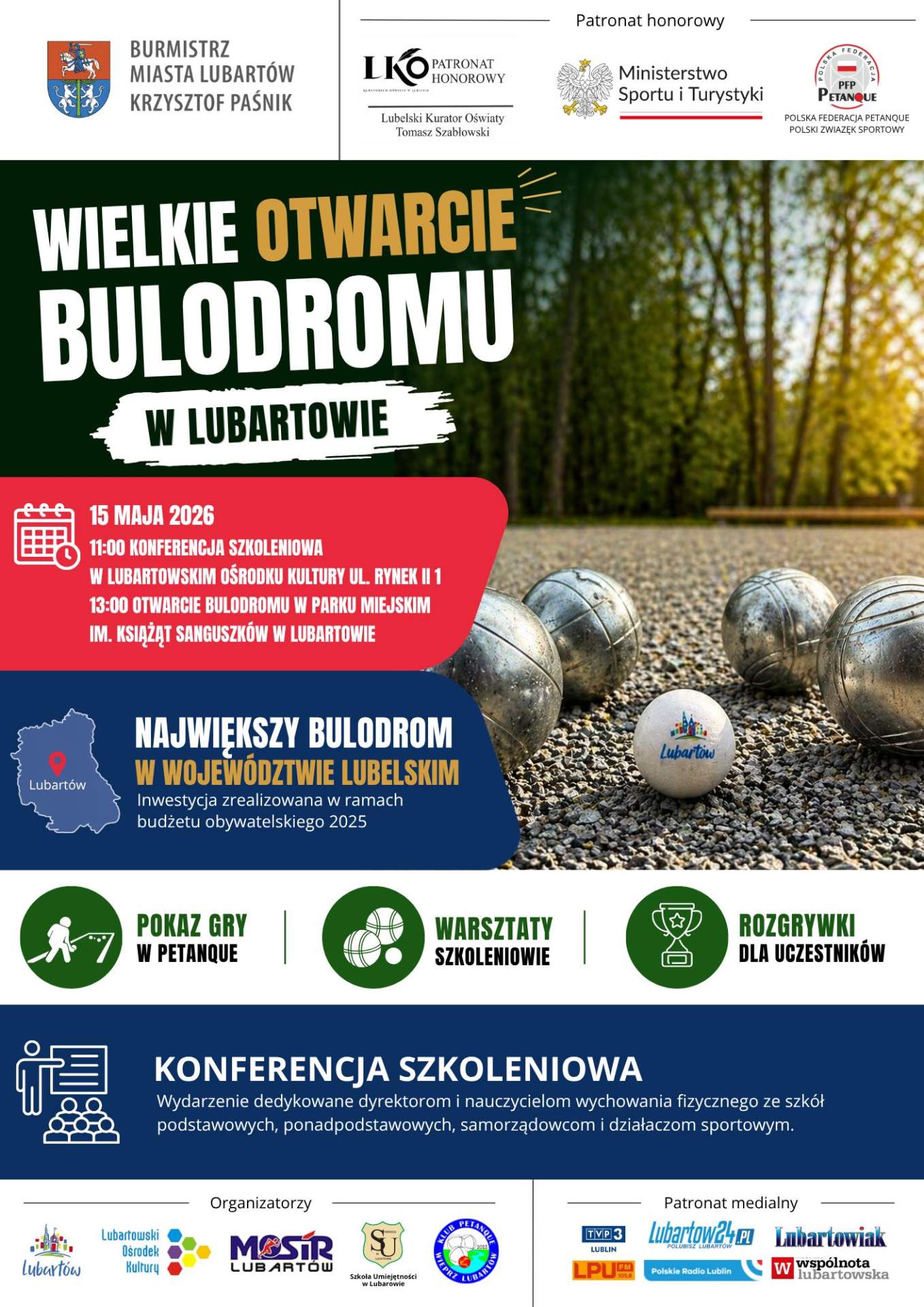 Wielkie otwarcie bulodromu