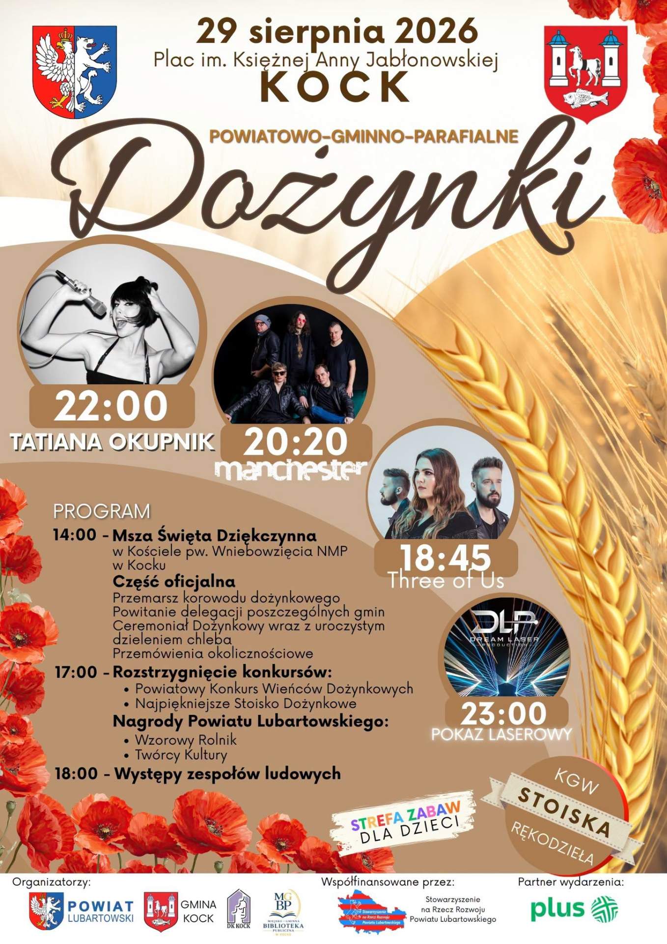 Dożynki Powiatowo-Gminno-Parafialne w Kocku