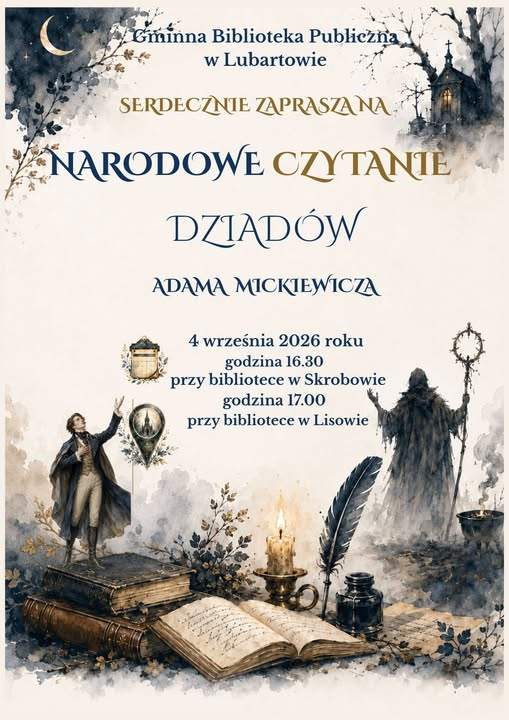 Narodowe Czytanie „Dziadów" w gminie Lubartów