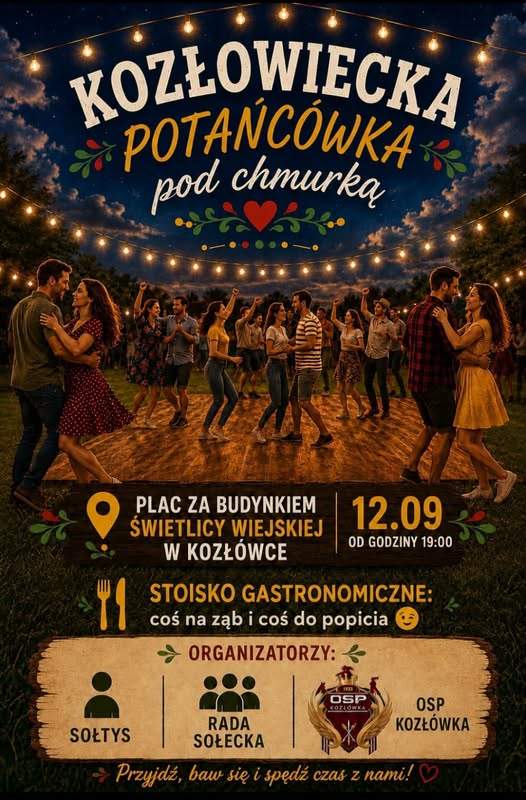 Potańcówka pod chmurką w Kozłówce