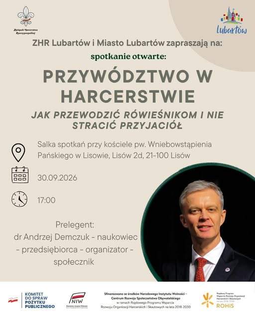 Spotkanie otwarte „Przywództwo w harcerstwie"