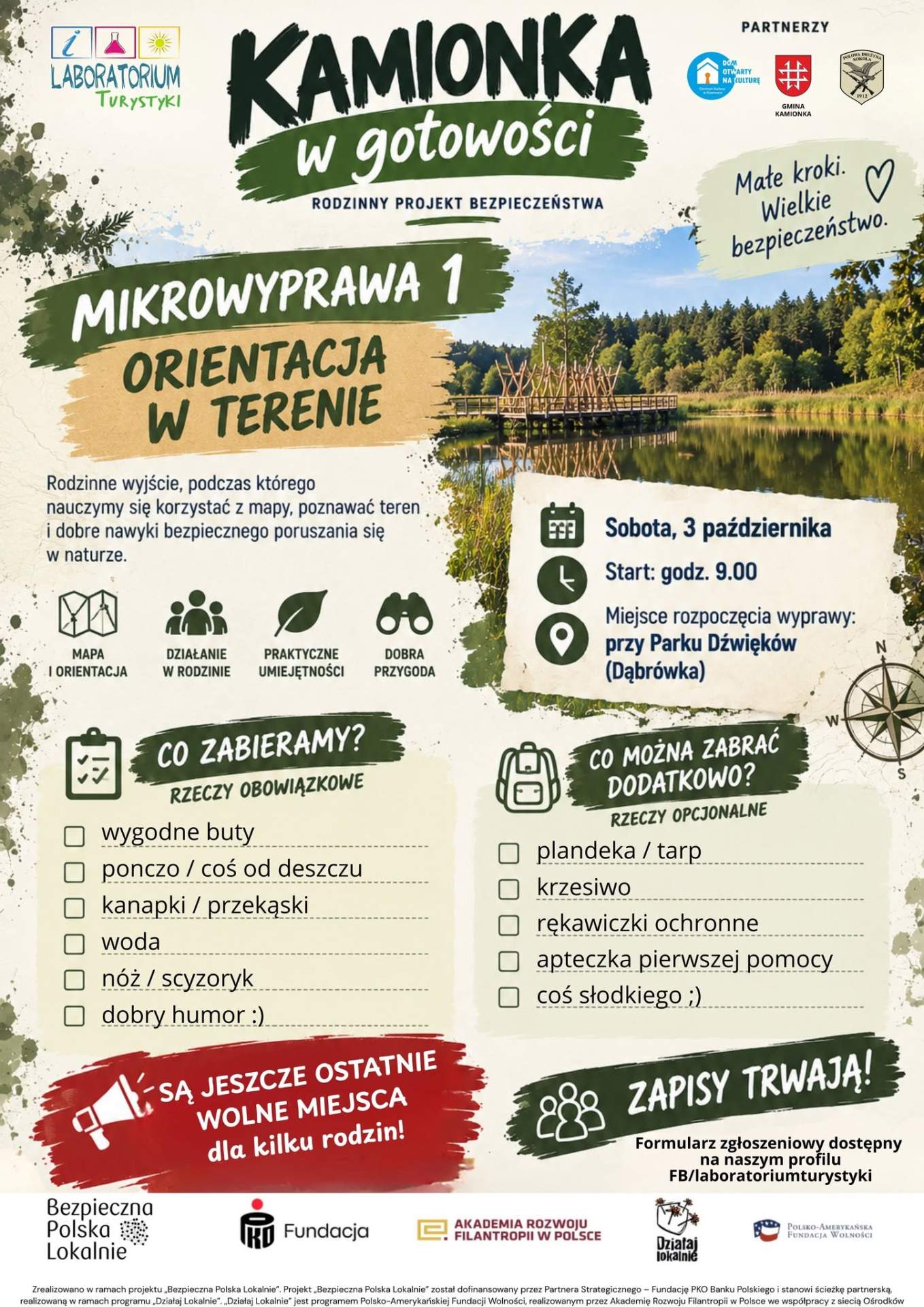 Kamionka w Gotowości: mikrowyprawa „Orientacja w terenie"