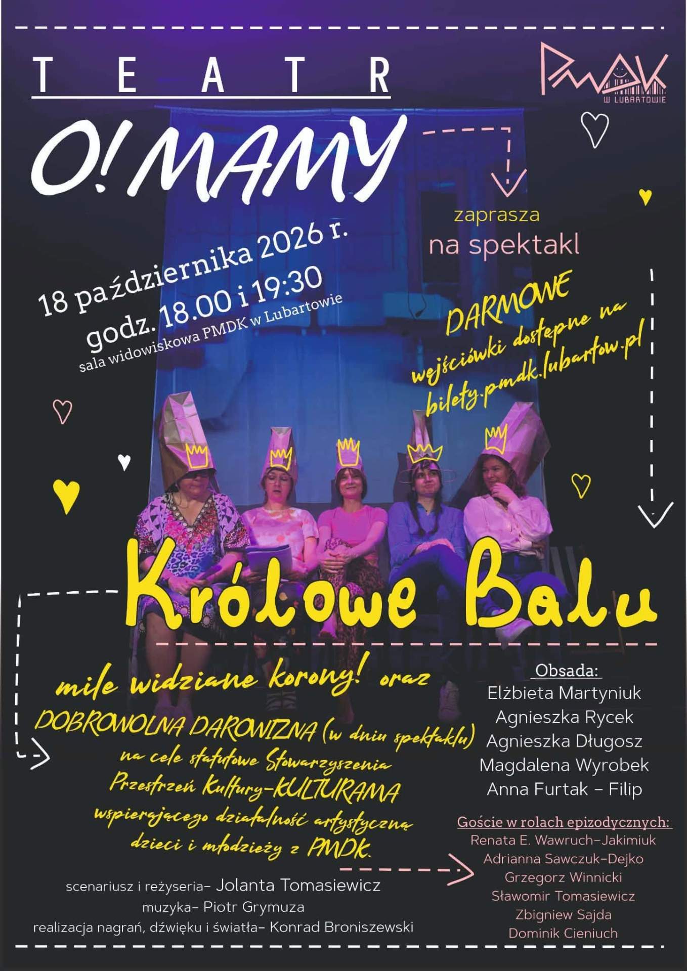 Spektakl Teatru O!Mamy - „Królowe Balu”