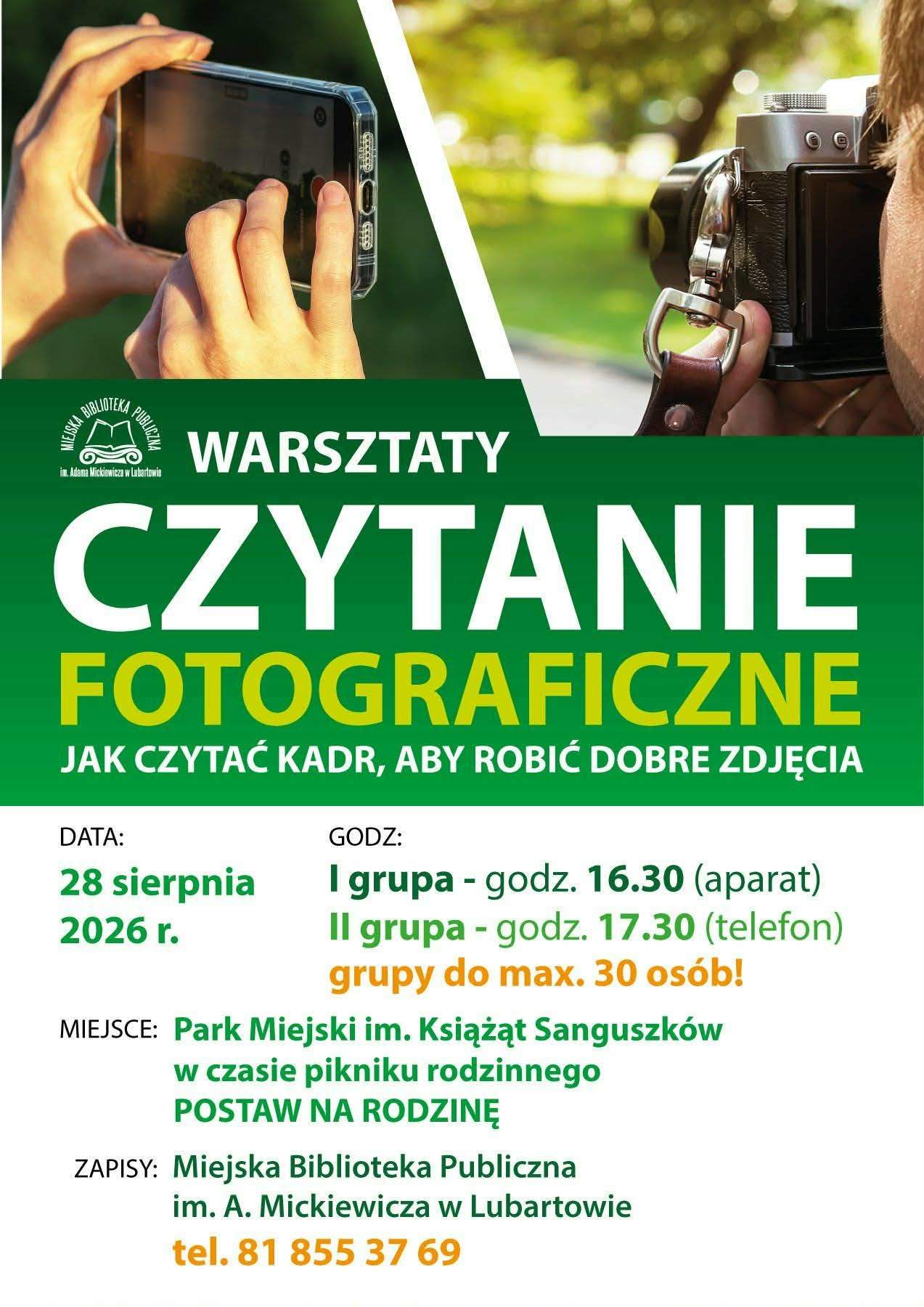 CZYTANIE FOTOGRAFICZNE - warsztaty