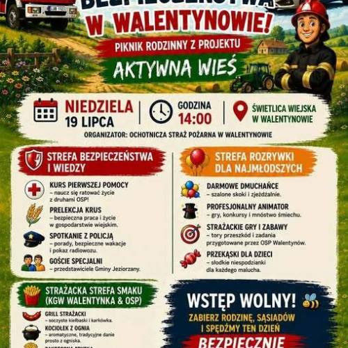 Gminny Dzień Bezpieczeństwa w Walentynowie