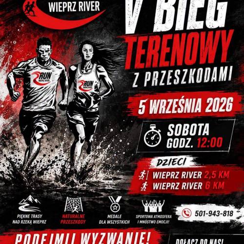 RUN WIEPRZ RIVER 2026 - V Lubartowski Bieg Terenowy z Przeszkodami