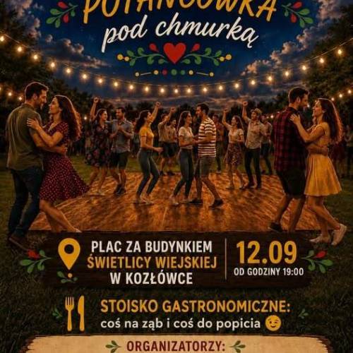 Potańcówka pod chmurką w Kozłówce