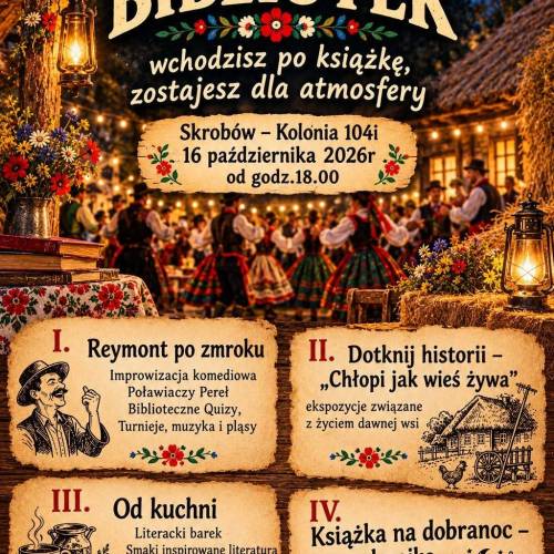 Noc Bibliotek w Skrobowie
