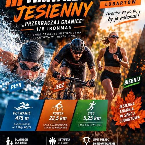 III Triathlon Jesienny „Przekraczaj Granice” 1/8 IRONMAN