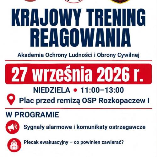 Krajowy Trening Reagowania w Rozkopaczewie