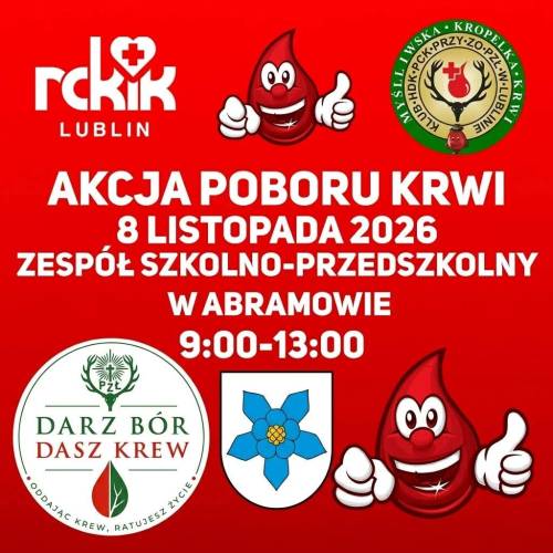 🩸 AKCJA POBORU KRWI W ABRAMOWIE