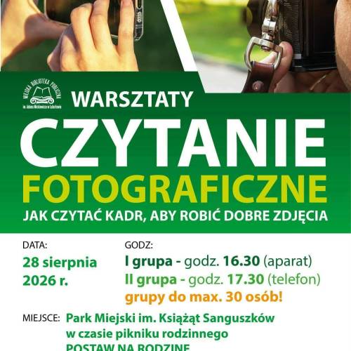 CZYTANIE FOTOGRAFICZNE - warsztaty