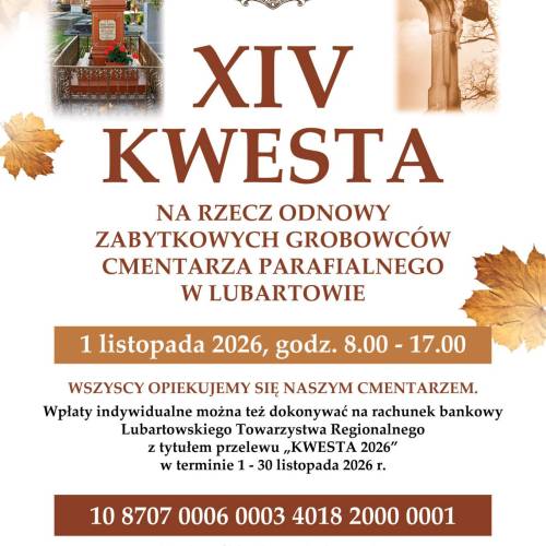 XIV Kwesta na rzecz odnowy zabytkowych grobowców