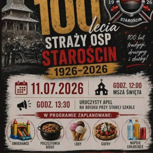 Obchody 100-lecia straży OSP Starościn