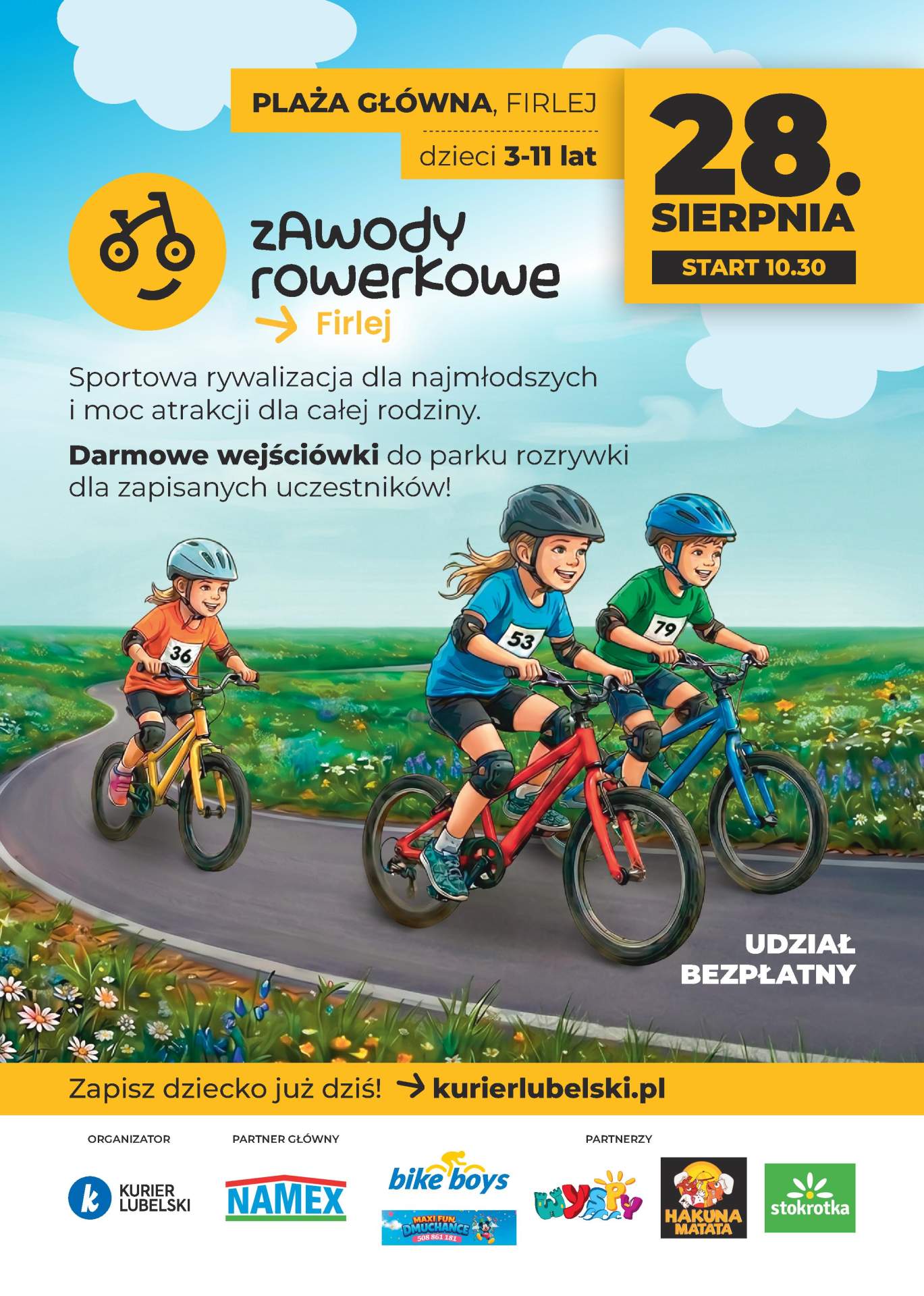 Zawody Rowerowe dla dzieci