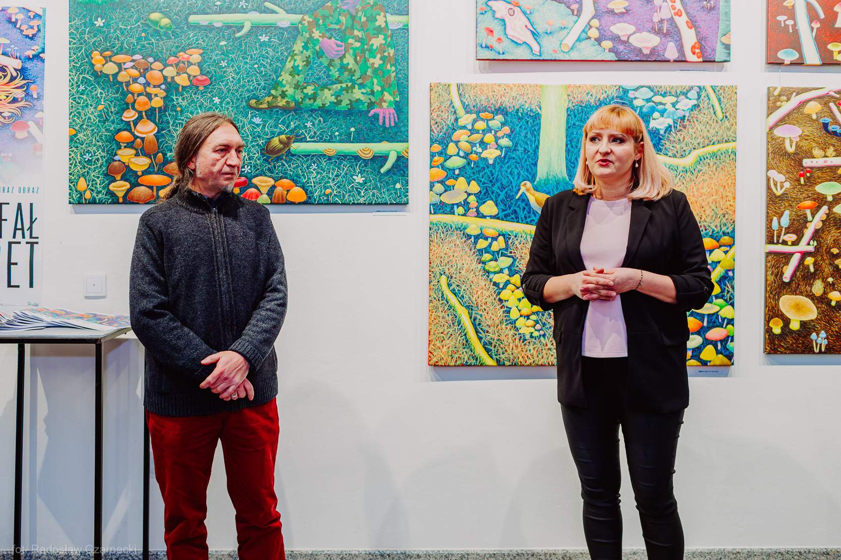 wernisaż wystawy Rafała Ereta