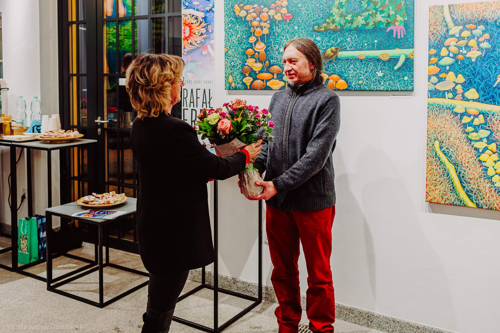 wernisaż wystawy Rafała Ereta