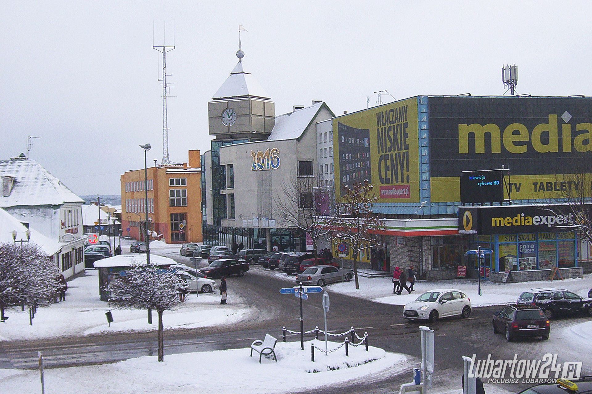 Centrum w zimowej szacie 2016r.