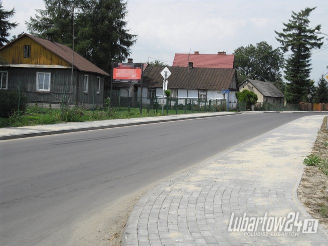 Prace przy przebudowie drogi Kamionka - Kozłówka