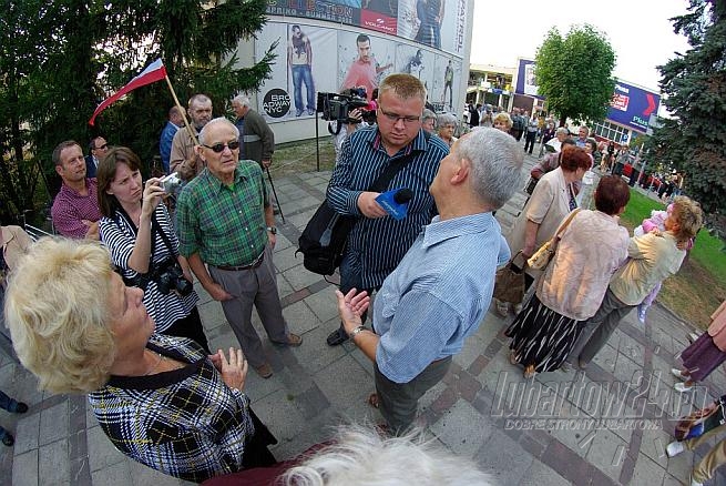 Protestowali przeciwko budowie sortowni przy ul.Gazowej