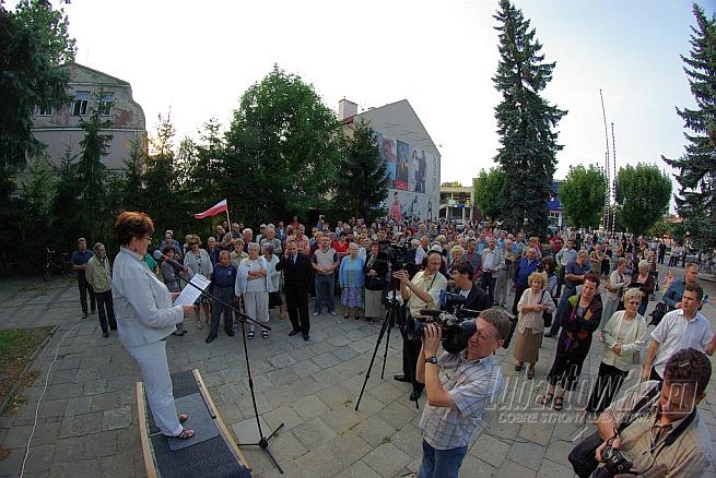 Protestowali przeciwko budowie sortowni przy ul.Gazowej