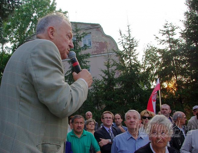 Protestowali przeciwko budowie sortowni przy ul.Gazowej