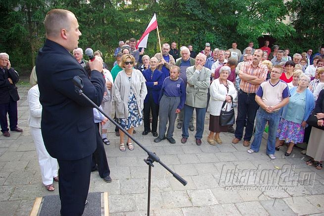 Protestowali przeciwko budowie sortowni przy ul.Gazowej