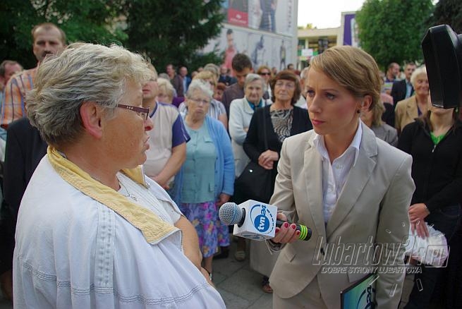 Protestowali przeciwko budowie sortowni przy ul.Gazowej