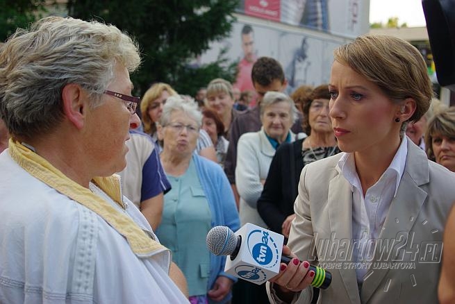 Protestowali przeciwko budowie sortowni przy ul.Gazowej