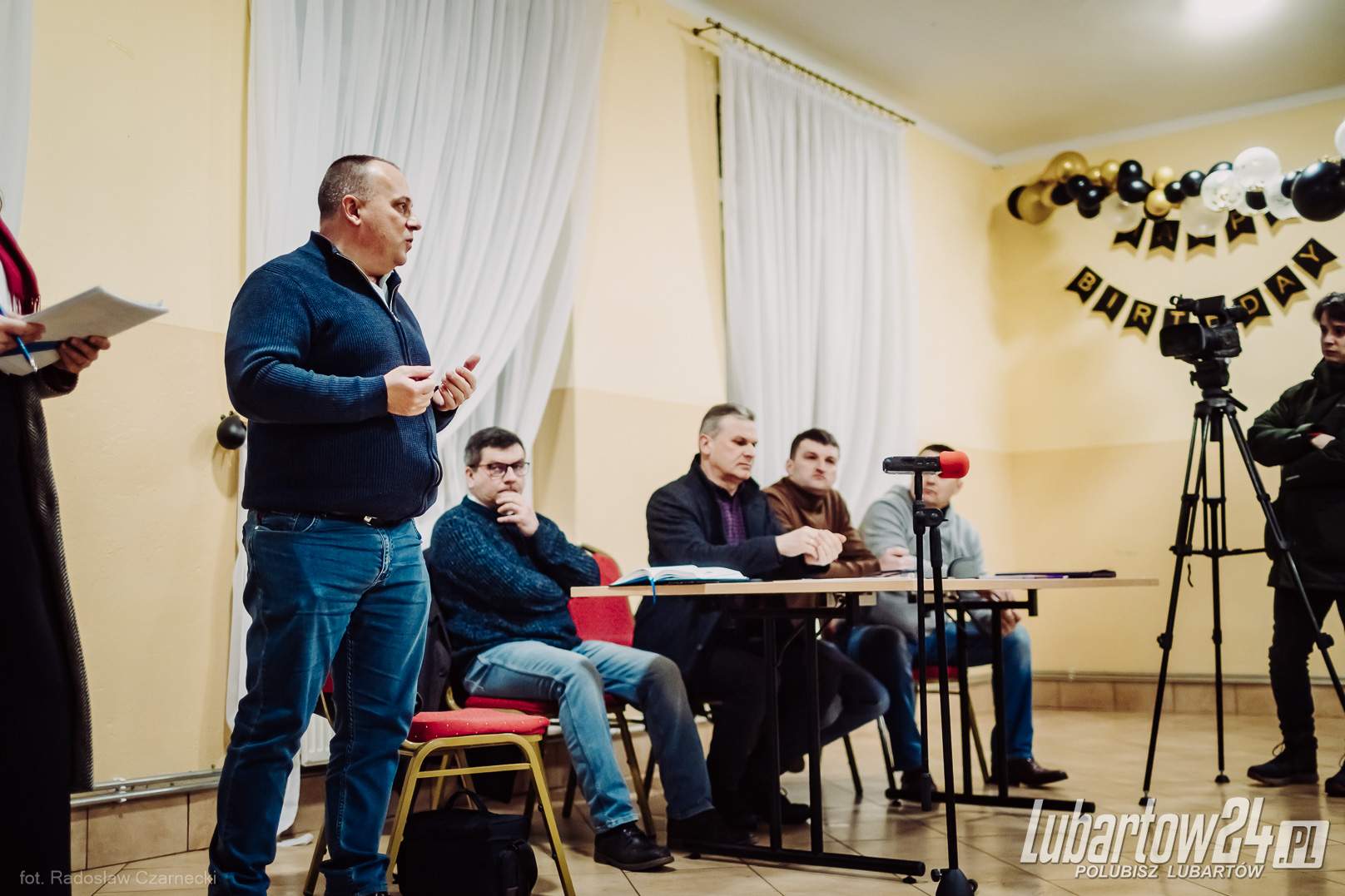 spalarnia w Przypisowce - spotkanie mieszkańców