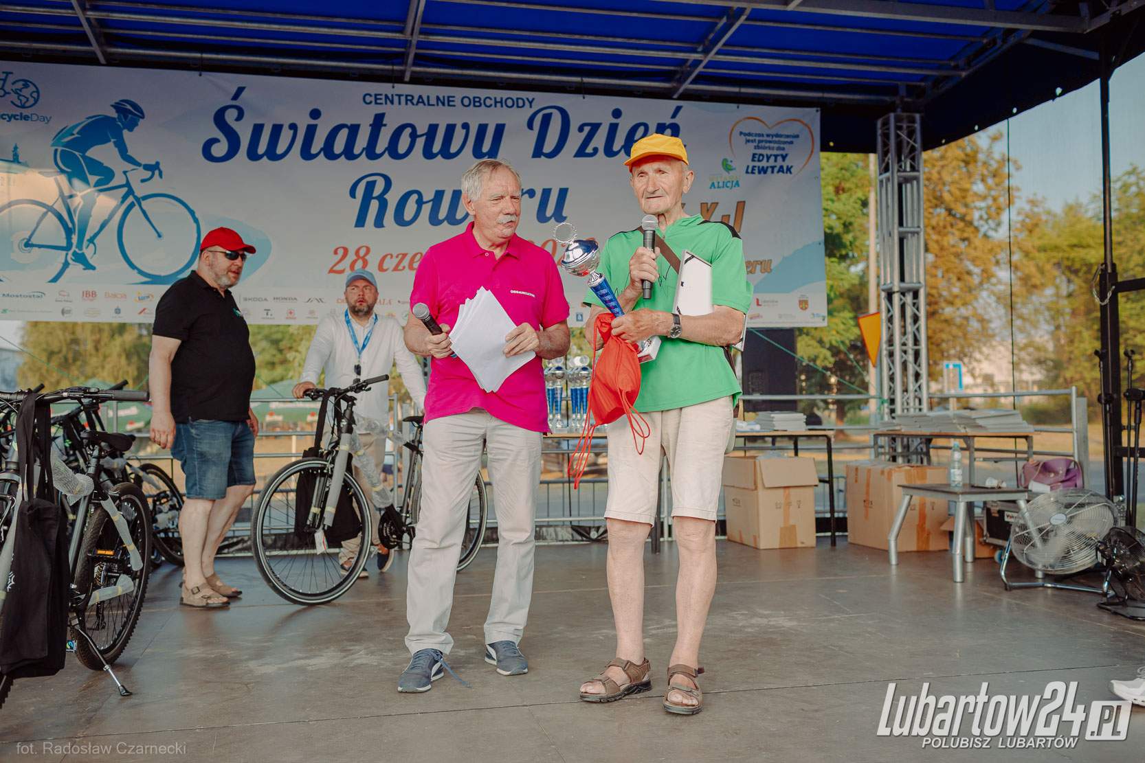 Ponad 4,5 tysiąca rowerzystów mimo upału. Lubartów zamknął światowe obchody Dnia Roweru